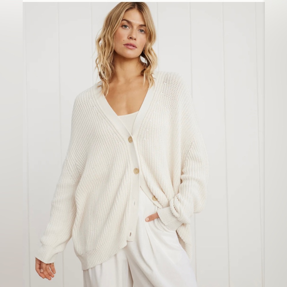 Jenni Kayne cotton cocoon cardigan, sz XL NWT